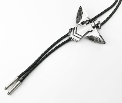 画像2: ボロタイ サンダーバード（シルバー）/Western Bolo Tie Thunderbird