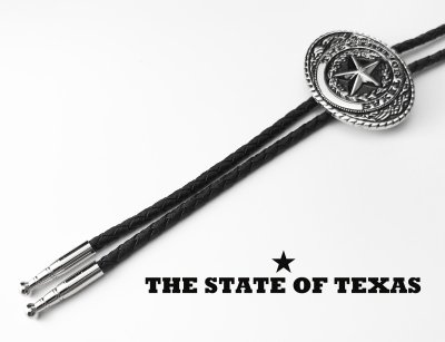 画像2: テキサス ローンスター ウエスタン ボロタイ/Western Bolo Tie Texas Seal THE STATE OF TEXAS