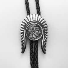 画像1: ボロタイ インディアン ウァーボンネット/Bolo Tie War Bonnet (1)