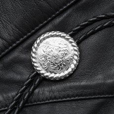 画像1: ウエスタン ボロタイ ロープエッジ&フローラル/Western Bolo Tie (1)