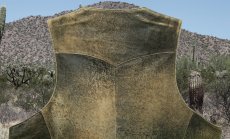 画像2: ディストレスト ラムレザー ウエスタン ベスト（タン）XL（身幅61cm）/Powder River Western Lamb Leather Vest(Tan) (2)