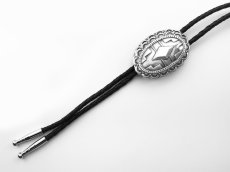 画像2: ウエスタン ボロタイ サウスウエスト シルバー/Western Bolo Tie (2)