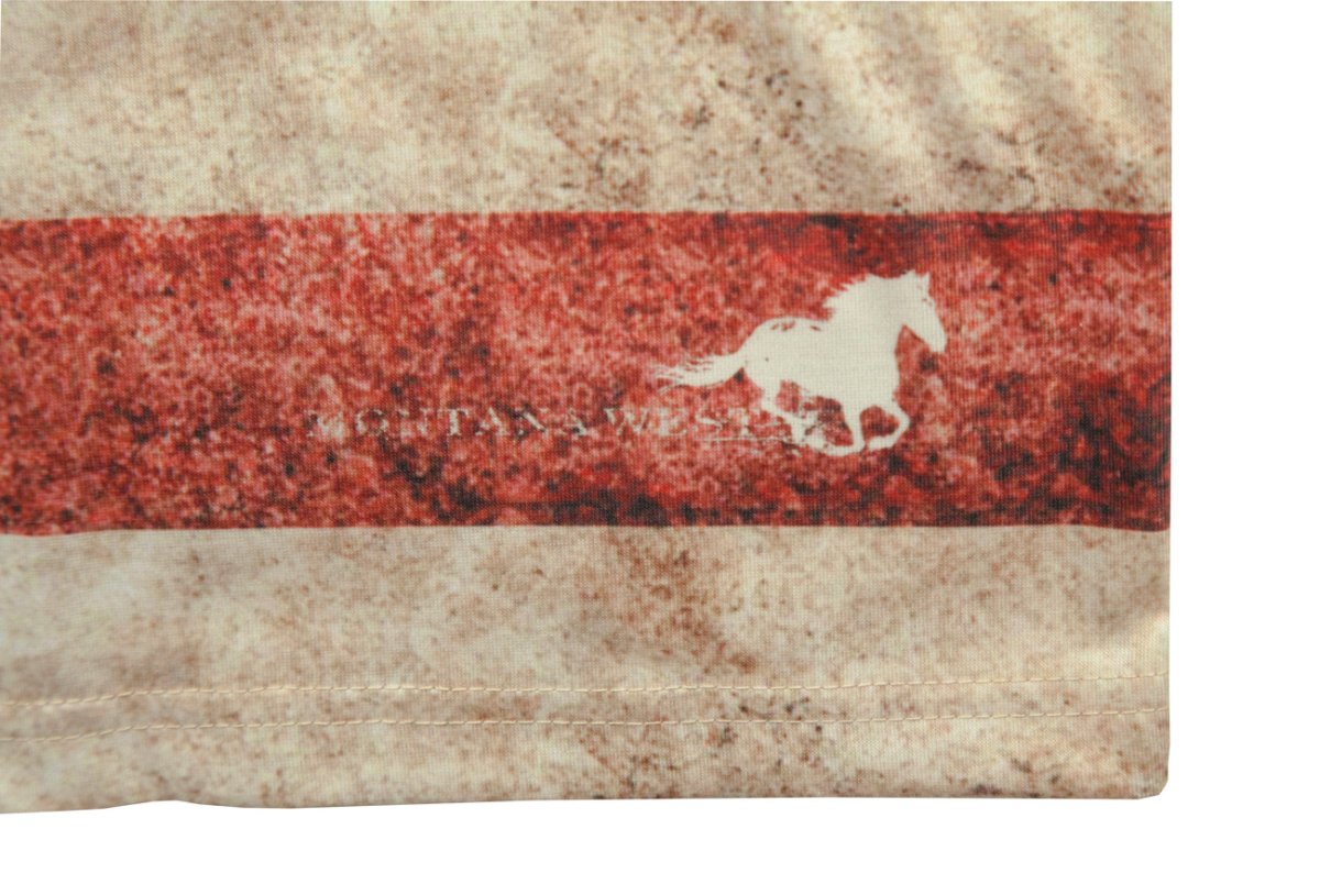 画像3: モンタナウエスト レディース ウエスタン 半袖Tシャツ（星条旗）/Montana West American Flag Short Sleeve T-shirt(Women's) (3)