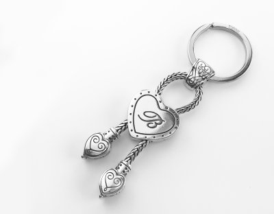 画像2: ブライトン ハート キーホルダー キーリング ハンドバッグ チャーム アメリカン アクセサリー（シルバー）/Brighton Collectibles Key Fob Handbag Charm