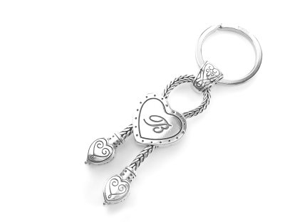 画像2: ブライトン ハート キーホルダー キーリング ハンドバッグ チャーム アメリカン アクセサリー（シルバー）/Brighton Collectibles Key Fob Handbag Charm