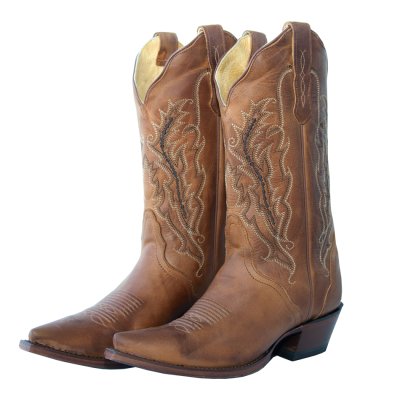 画像1: ノコナ レザー ウエスタンブーツ オールドウエスト ブラウン（レディース）/Nocona Boots Cowboy Boots Old West Tan(Women's)