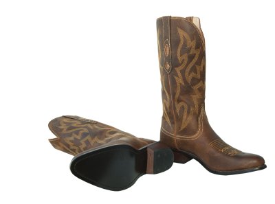 画像3: ノコナ レザー ウエスタンブーツ タンオールドウエスト ブラウン（レディース）/Nocona Boots Cowboy Boots Tan Crazy Buffalo(Women's)