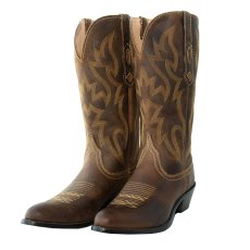 画像1: ノコナ レザー ウエスタンブーツ タンオールドウエスト ブラウン（レディース）/Nocona Boots Cowboy Boots Tan Crazy Buffalo(Women's) (1)