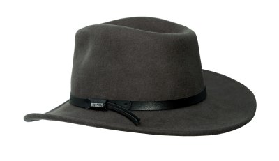 画像2: 大きいサイズのハット ブルハイド クラッシャブル ロールアップ ウール ハット ボイジャー（グレー）/Bullhide Crashable Rolled Up Wool Hat Voyager(Gray) 