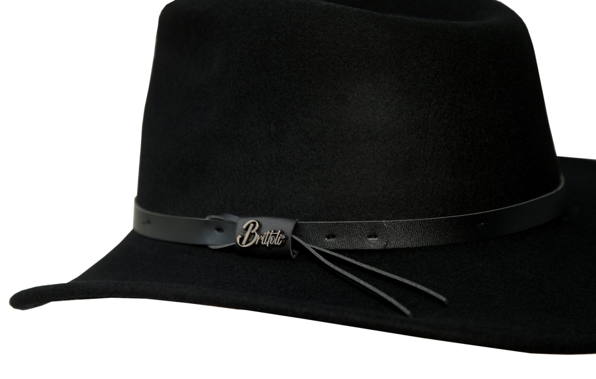 画像3: 大きいサイズのハット ブリットリ クラッシャブル ロールアップ ウール ハット ボイジャー（ブラック）/Brittoli Crashable Rolled Up Wool Hat Voyager(Black) by Montecarlo Hat Co. (3)