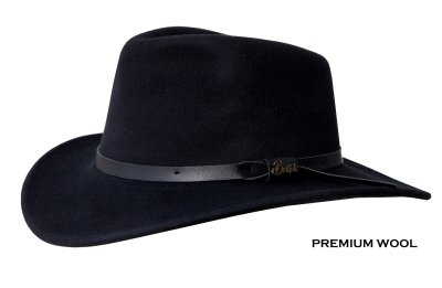 画像2: 大きいサイズのハット ブリットリ クラッシャブル ロールアップ ウール ハット ボイジャー(ブラウン)/Brittoli Crashable Rolled Up Wool Hat Voyager(Chocolate) by Montecarlo Hat Co.