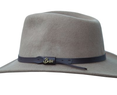 画像2: 大きいサイズのハット ブリットリ クラッシャブル ロールアップ ウール ハット ボイジャー（サンド）/Brittoli Crashable Rolled Up Wool Hat Voyager(Sand) by Montecarlo Hat Co.