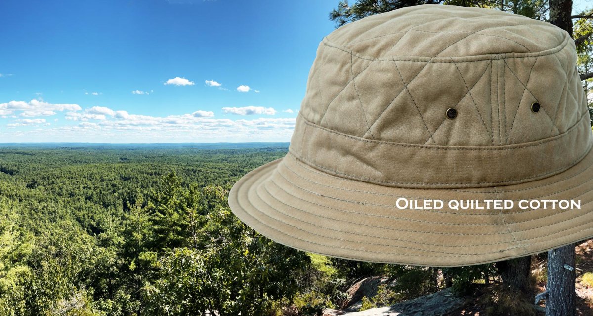 画像3: ウールリッチ オイルドコットン ハット（タン）/Woolrich Oiled Cotton Hat(Tan) (3)