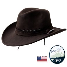 画像1: ベイリー ウインドリバー パッカブル ウール ハット（ビーバーブラウン）大きいサイズもあり/Bailey Wind River Packable LiteFelt® Wool Hat(Beaver)  (1)