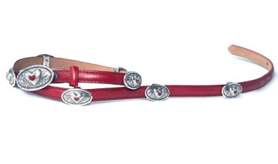画像3: レディース ハート ベルト(レッド・ブラック)【訳あり商品-SDGs】/Heart Belt(Red/Black)