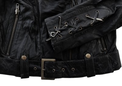 画像3: スカリー メタルスタッズ レディース モーターサイクル ジャケット ライダー ジャケット(ブラック)/Scully Motorcycle Jacket Black(Women's)