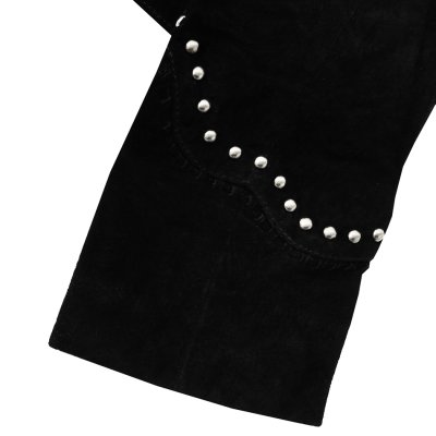 画像3: スカリー ビーズ&コンチョ スタッズ フリンジ レザー ジャケット(ブラック)/Scully Beaded Fringe Leather Jacket Black(Women's)