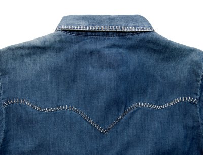 画像3: スカリー ウエスタン ウイップステッチ デニム シャツ（長袖/デニム）M/Scully Long Sleeve Western Shirt(Women's)