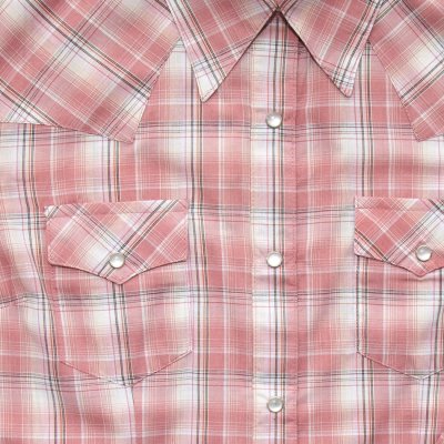 画像2: ラングラー スナップフロント ウエスタン シャツ ピンク(長袖/レディース)S/Wrangler Long Sleeve Western Shirt PInk Plaid(Women's)