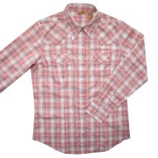 画像1: ラングラー スナップフロント ウエスタン シャツ ピンク（長袖/レディース）S/Wrangler Long Sleeve Western Shirt PInk Plaid(Women's) (1)