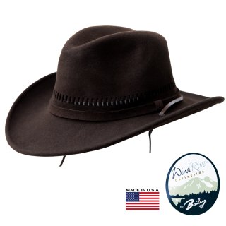 ベイリー ウール カウボーイ ハット（ブラウン）/Bailey Wool Cowboy