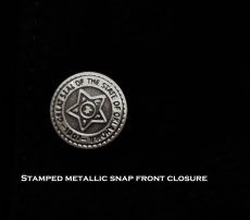 画像3: スカリー スナップフロント ブラックレザー＆サウスウエストパターンバック ベスト（ブラック）/Scully Genuine Leather Southwest Knit Pattern Back Vest(Black) (3)