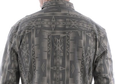 画像3: スカリー アズテック ウエスタンシャツ オーバーシャツ(長袖)M(身幅58cm)/Scully Long Sleeve Western Over Shirt Aztec Weave(Men's)