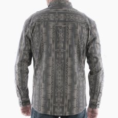 画像2: スカリー ウエスタンシャツ（長袖/サウスウエスト・トープ）L（身幅60cm,61cm,62cm）/Scully Long Sleeve Signature Shirt Western Shirt (Men's) (2)