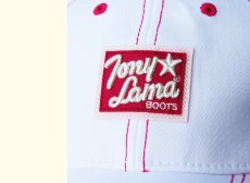 画像3: トニーラマ ブーツ キャップ（ホワイト・ピンク）/Tony Lama Boots Cap (3)