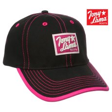画像1: トニーラマ ブーツ キャップ（ブラック・ピンク）/Tony Lama Boots Cap (1)
