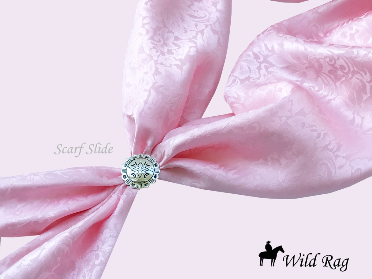 画像2: ワイルドラグ（カウボーイ大判スカーフ）ライトピンク/100% Silk Wild Rags(Light Pink) (2)