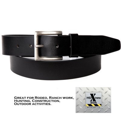 画像1: ノコナ 38mm ブラック レザーベルト /Nocona HD Xtreme 1 1/2" Genuine Leather Belt(Black)