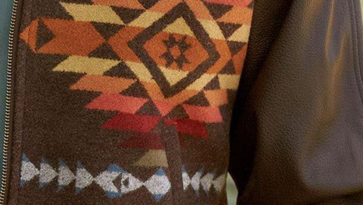 画像4: ペンドルトン ウール・レザー ジャケット ブラウン（Pueblo Dwelling）/Pendleton Cassidy Coat (4)