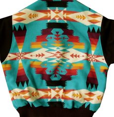 画像2: ペンドルトン ウール ウエスタン ジャケット（ターコイズ）M/Pendleton Tucson Wool Western Jacket(Turquoise) (2)