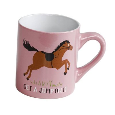 画像1: ホース 馬 カントリー マグ/Ceramic Mug