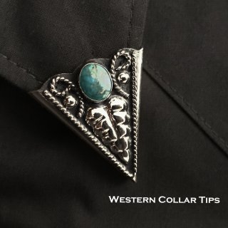 カラーチップ　ウエスタン　シャツ　襟　馬 カラーチップ ウエスタン シャツ 襟 馬