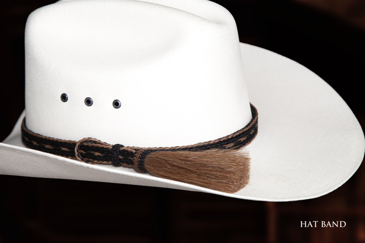 画像3: ホースヘアー ハット バンド（ブラック・ブラウン）/Horse Hair Hat Band(Black/Brown) (3)