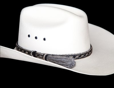 画像3: ホースヘアー 馬毛 ウエスタン ハット バンド(ブラック・グレー・ナチュラル)/Horse Hair Hat Band(Black/Grey/Natural)