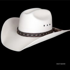 画像2: ホースヘアー 馬毛 ウエスタン ハット（ブラック・ブラウン・ナチュラル）/Horse Hair Hat Band (2)