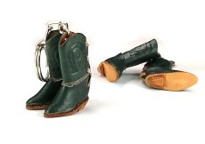 画像3: ウエスタンブーツ ハンドメイド レザー キーホルダー/Western Boots Leather Keychains (3)