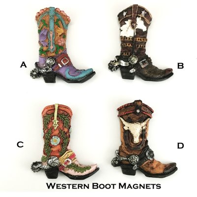 画像1: ウエスタンブーツ マグネット/Western Boot Magnets