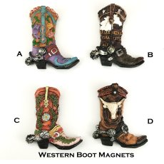 画像2: ウエスタンブーツ マグネット/Western Boot Magnets (2)
