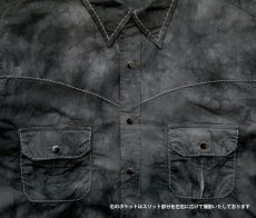 画像3: パンハンドルスリム ロックンロール カウボーイ ストーン ウオッシュ ウエスタンシャツ ダークグレー（長袖）/Panhandle Slim Long Sleeve Western Shirt (3)