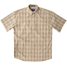 画像2: ペンドルトン 半袖 シャツ（タン/ブルー）/Pendleton Plaid Shortsleeve Shirt(Tan) (2)