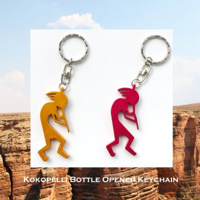 画像2: ココペリ ボトルオープナー(栓抜き)・キーホルダー・チャーム/Kokopelli Bottle Opener Keychain