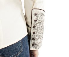 画像5: スカリー 刺繍 ウエスタン シャツ（長袖/クリーム）S/Scully Long Sleeve Western Shirt(Women's) (5)