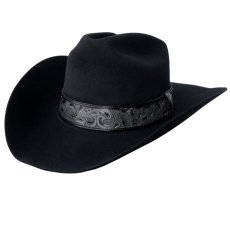 画像2: ベイリー 3X グラジュエイト クラウン デイマネー カウボーイ ハット（ブラック）大きいサイズもあり【訳あり商品-SDGs】/Bailey 3X Felt Day Money Cowboy Hat (Black) (2)