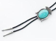 画像2: ターコイズ ボロタイ/Bolo Tie Turquoise Stone (2)