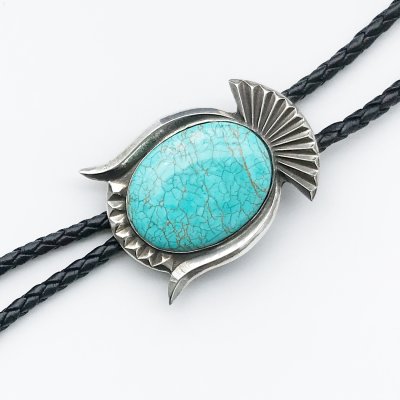 画像1: ターコイズ ボロタイ/Bolo Tie Turquoise Stone