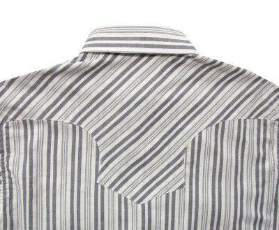 画像3: ローパー ウエスタンシャツ（チャコール ストライプ/長袖）S（身幅54cm）【訳あり商品-SDGs】/Roper Long Sleeve Western Shirt(Charcoal)